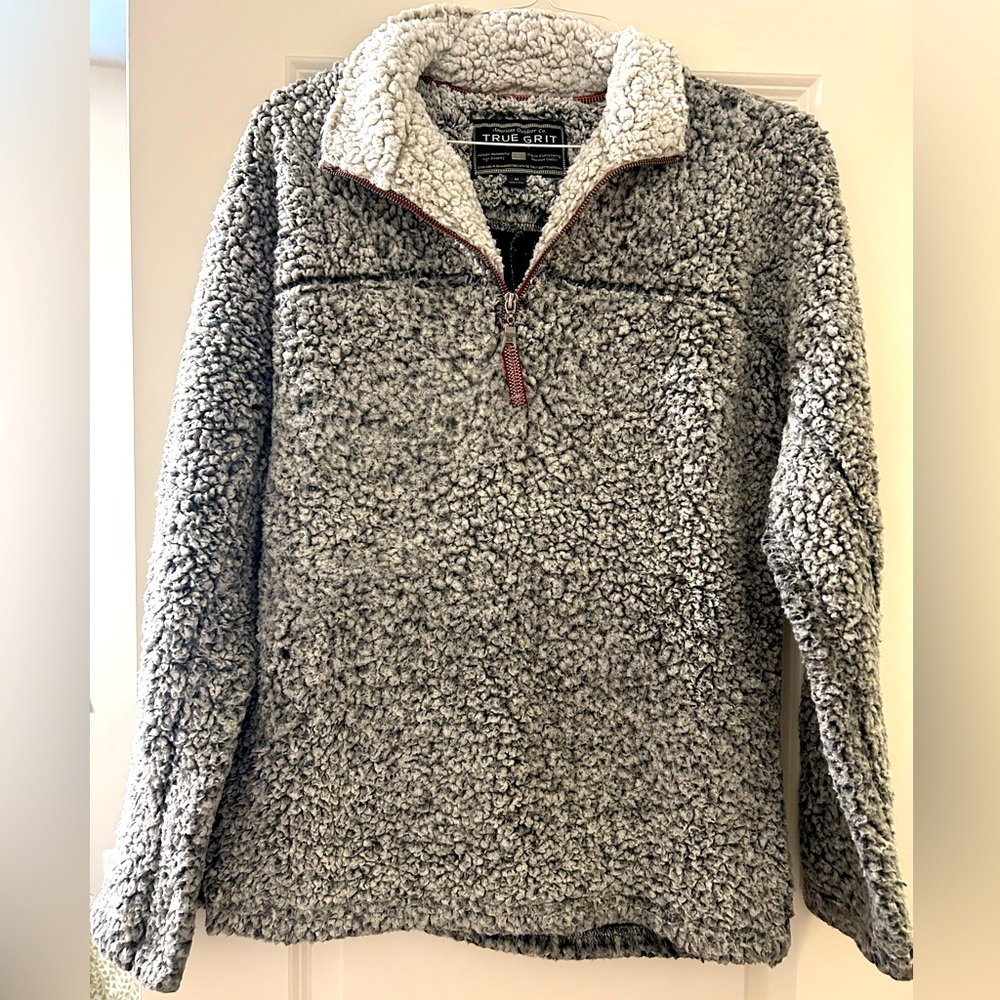 True Grit Gray Pullover Sweater